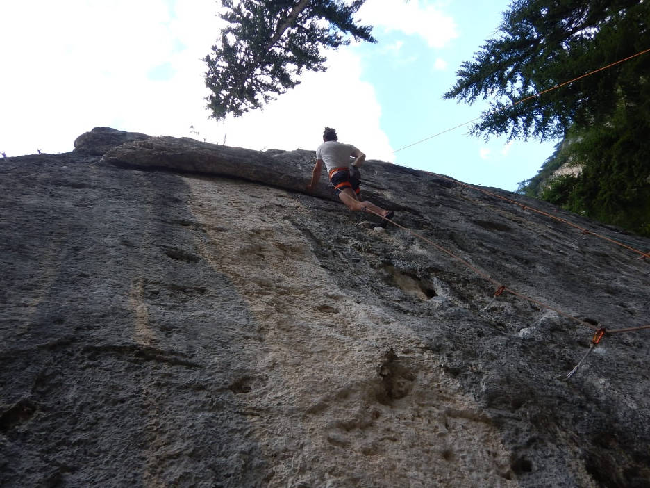 Malga Ciapela - arrampicando La Soluzione Finale
