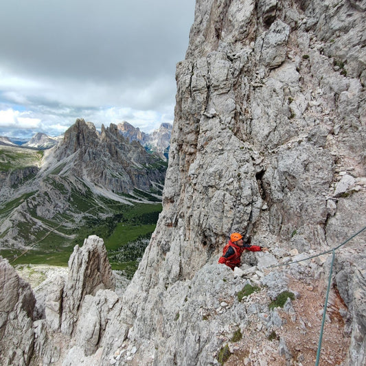 Arrampicata - Becco di Mezzodì - Cristiano Gregnanin Guida Alpina Certificata Dolomiti