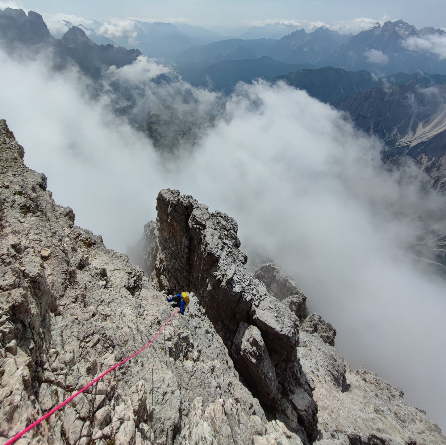 Arrampicata - Cima Grande di Lavaredo - Via Normale - Cristiano Gregnanin Guida Alpina Certificata Dolomiti