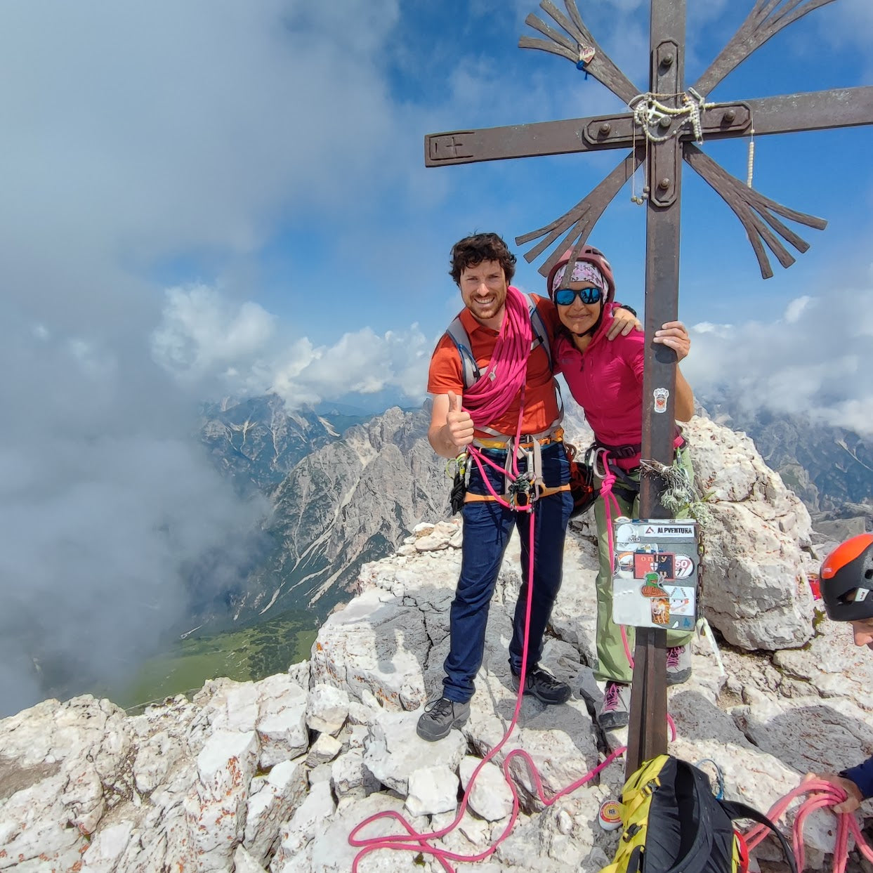 Arrampicata - Cima Grande di Lavaredo - Via Normale - Cristiano Gregnanin Guida Alpina Certificata Dolomiti