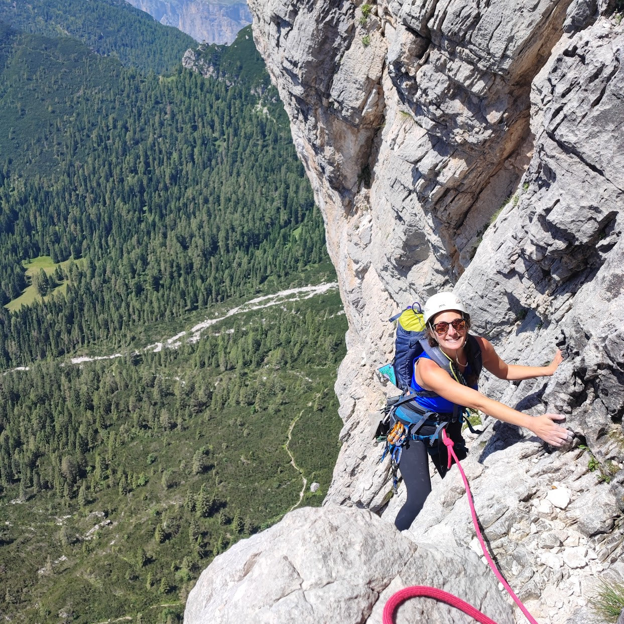 Arrampicata - Moiazza via Decima - Cristiano Gregnanin Guida Alpina Certificata Dolomiti