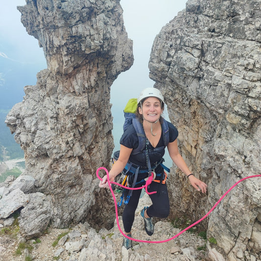 Arrampicata - Tofana Primo Spigolo - Cristiano Gregnanin Guida Alpina Certificata Dolomiti