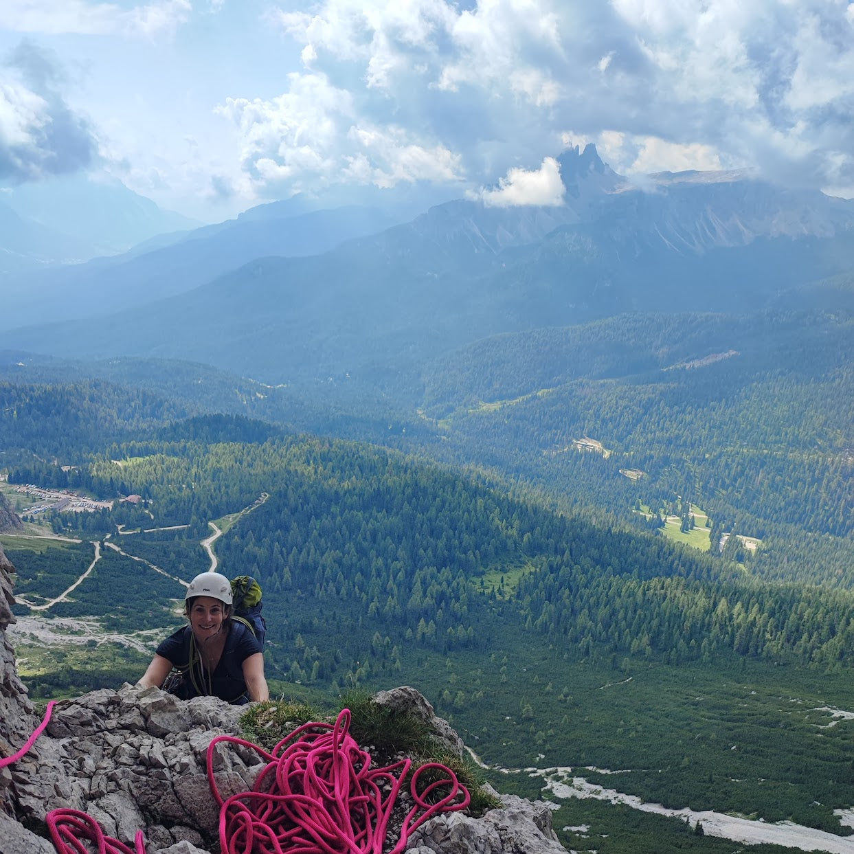 Arrampicata - Tofana Primo Spigolo - Cristiano Gregnanin Guida Alpina Certificata Dolomiti
