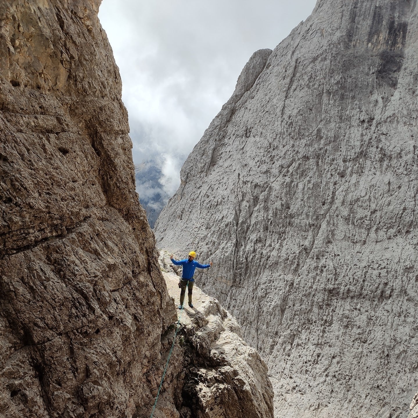 Arrampicata - Torri del Vajolet - Torre Delago - Cristiano Gregnanin Guida Alpina Certificata Dolomiti