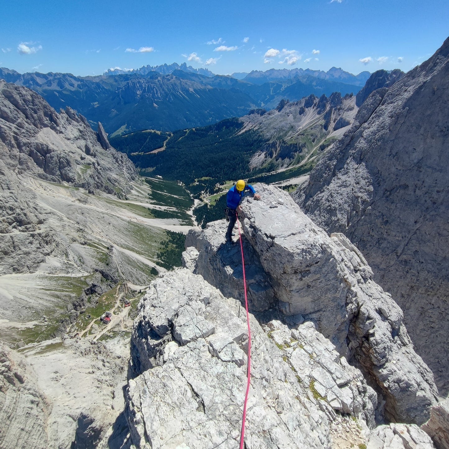 Arrampicata - Torri del Vajolet - Torre Delago - Cristiano Gregnanin Guida Alpina Certificata Dolomiti