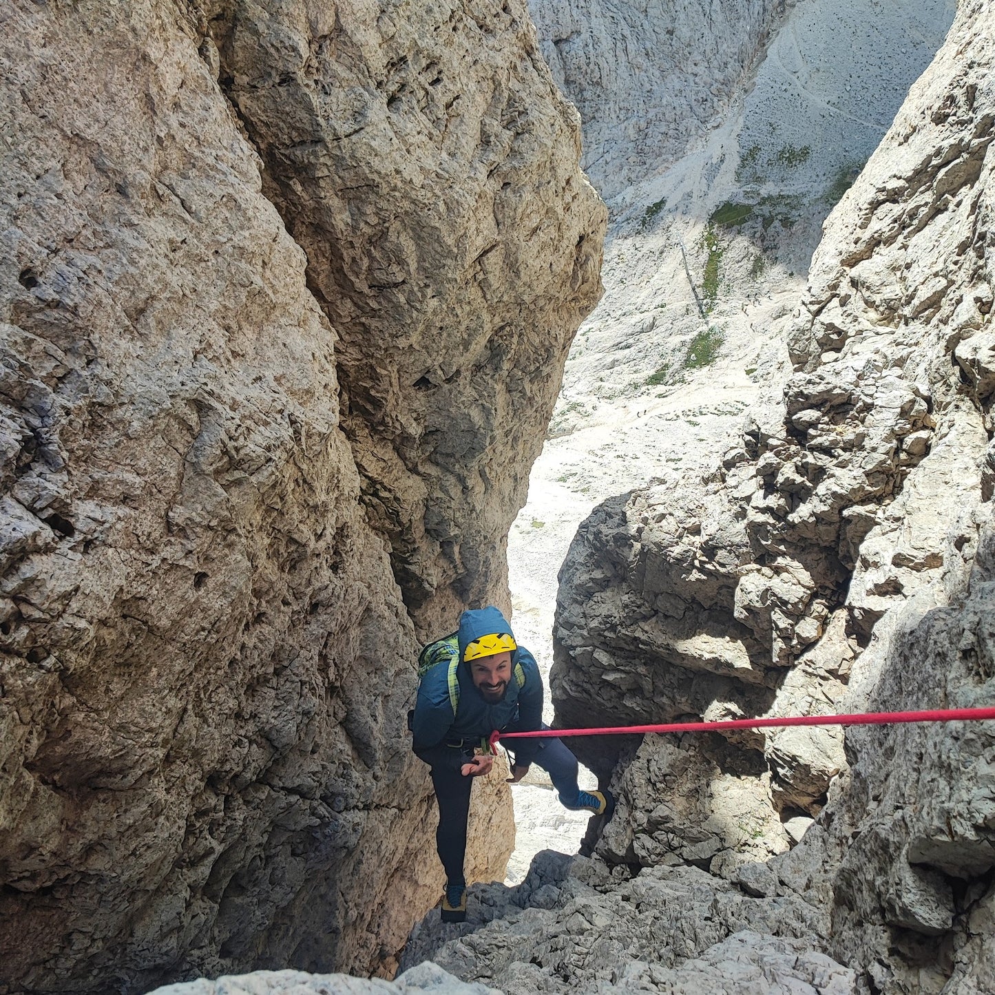 Arrampicata - Torri del Vajolet - Torre Delago - Cristiano Gregnanin Guida Alpina Certificata Dolomiti