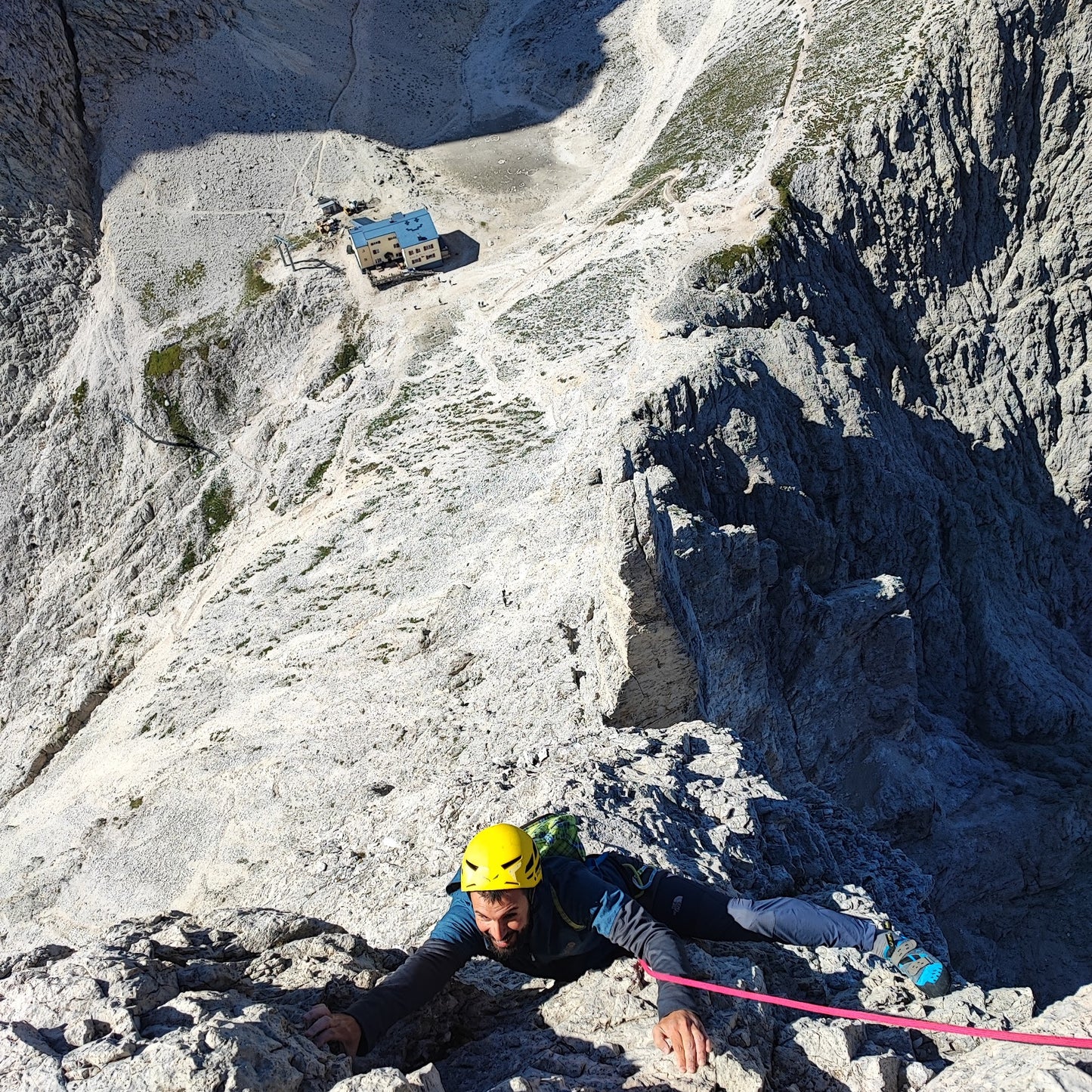 Arrampicata - Torri del Vajolet - Torre Delago - Cristiano Gregnanin Guida Alpina Certificata Dolomiti