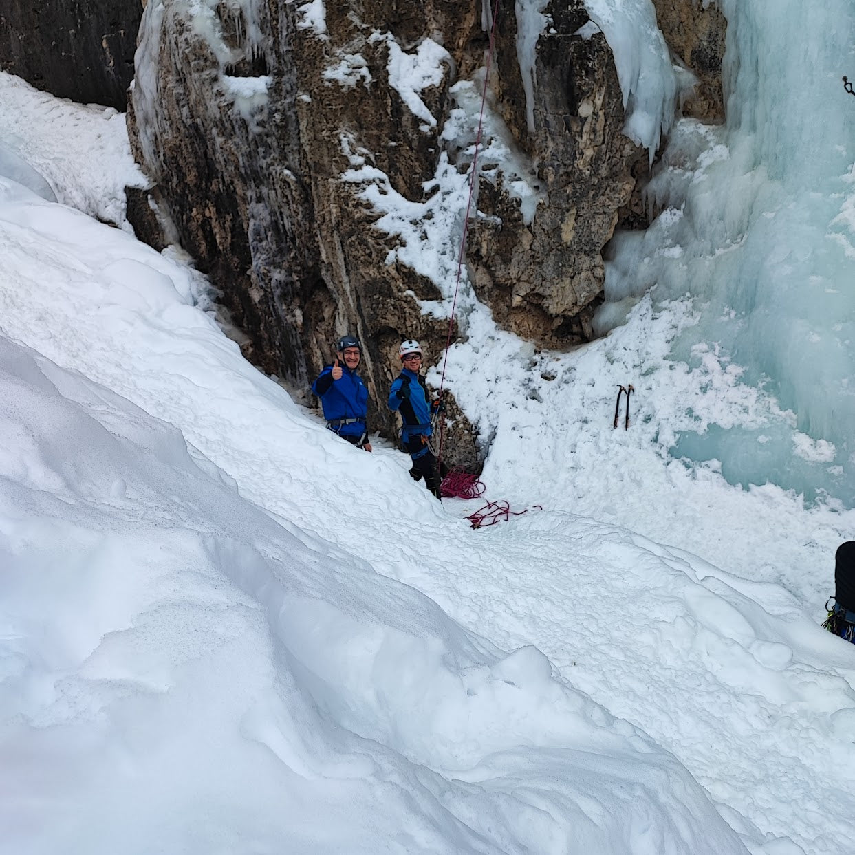 Giornata di prova a Sottoguda - Cristiano Gregnanin Guida Alpina Certificata Dolomiti