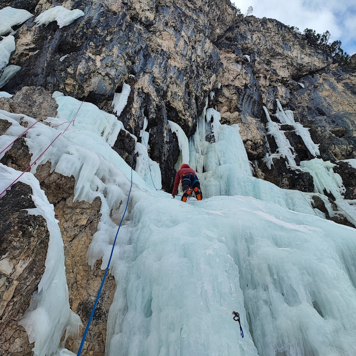 Giornata di prova a Sottoguda - Cristiano Gregnanin Guida Alpina Certificata Dolomiti