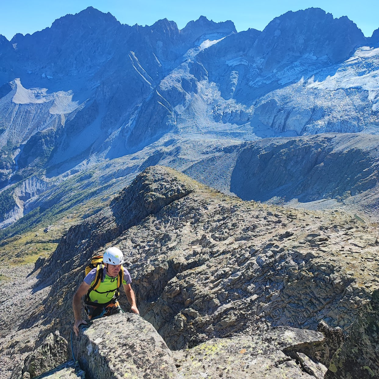 Cima dei Pozzi - Cresta di cima Pozzi - Cristiano Gregnanin Guida Alpina Certificata Dolomiti