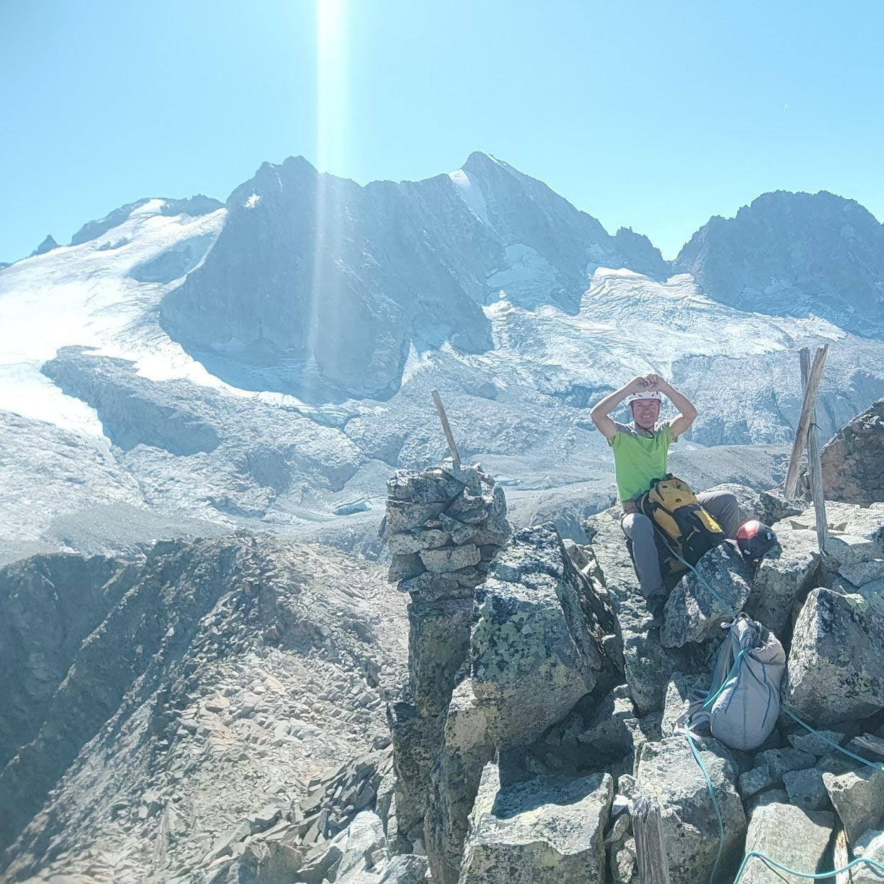 Cima dei Pozzi - Cresta di cima Pozzi - Cristiano Gregnanin Guida Alpina Certificata Dolomiti