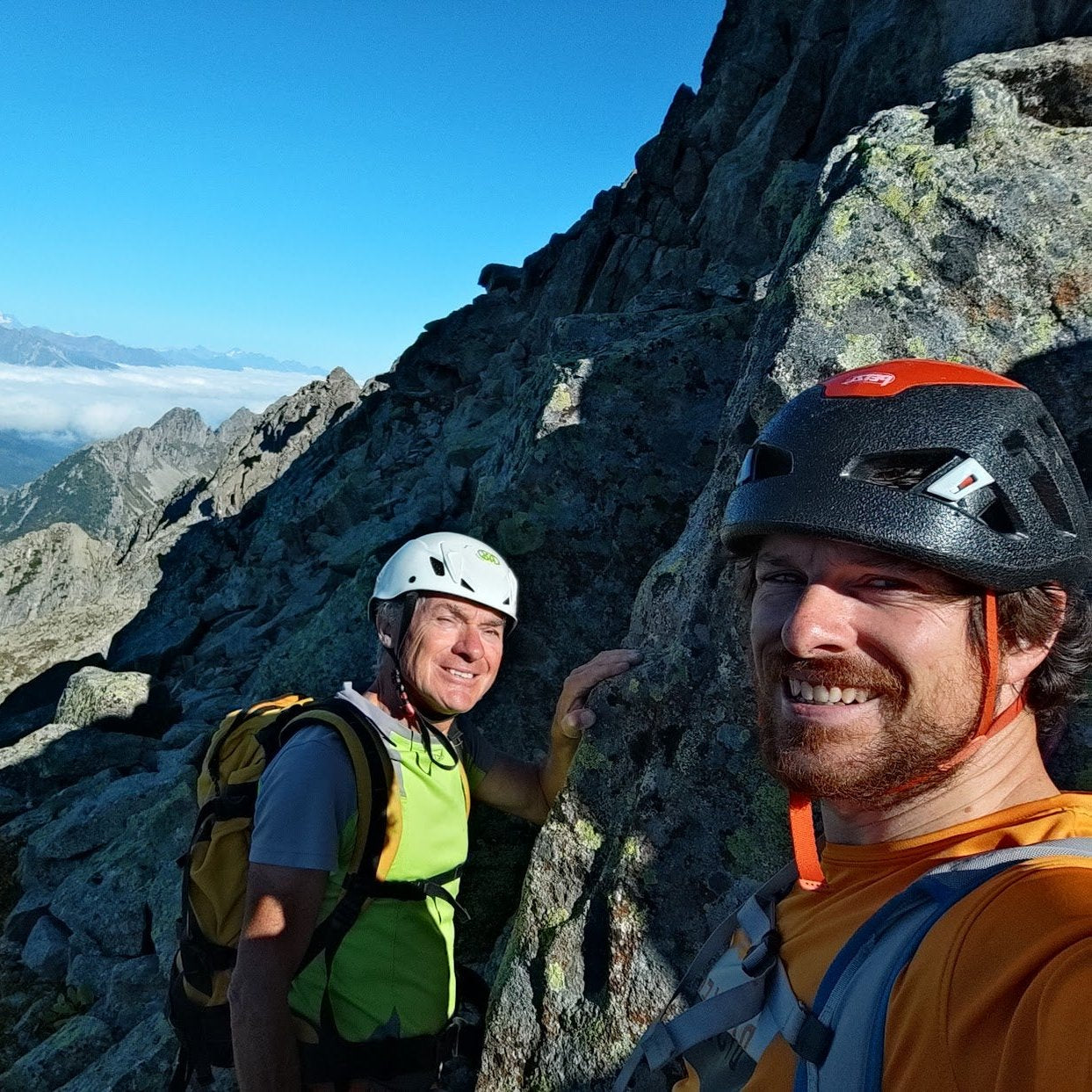 Cima dei Pozzi - Cresta di cima Pozzi - Cristiano Gregnanin Guida Alpina Certificata Dolomiti