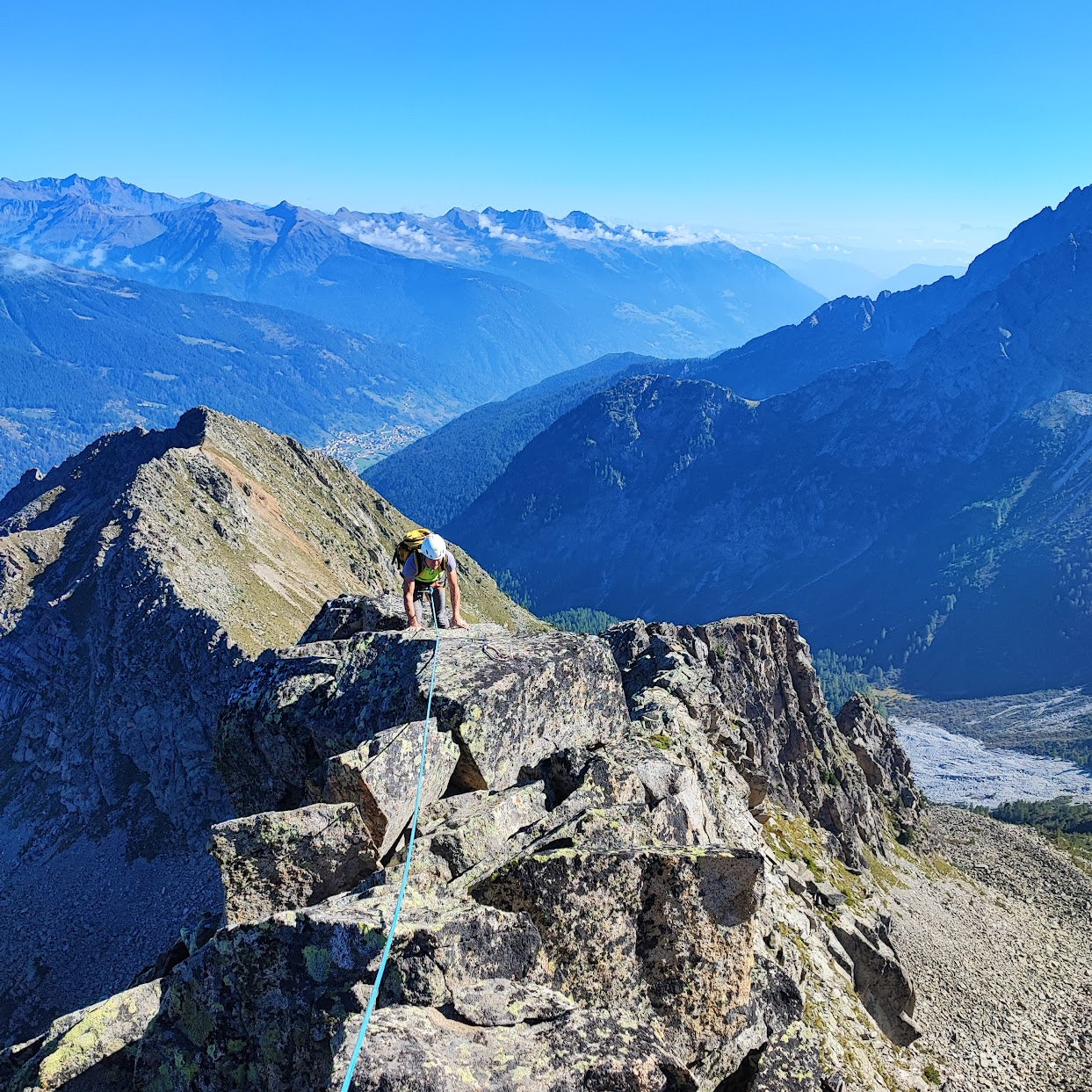 Cima dei Pozzi - Cresta di cima Pozzi - Cristiano Gregnanin Guida Alpina Certificata Dolomiti