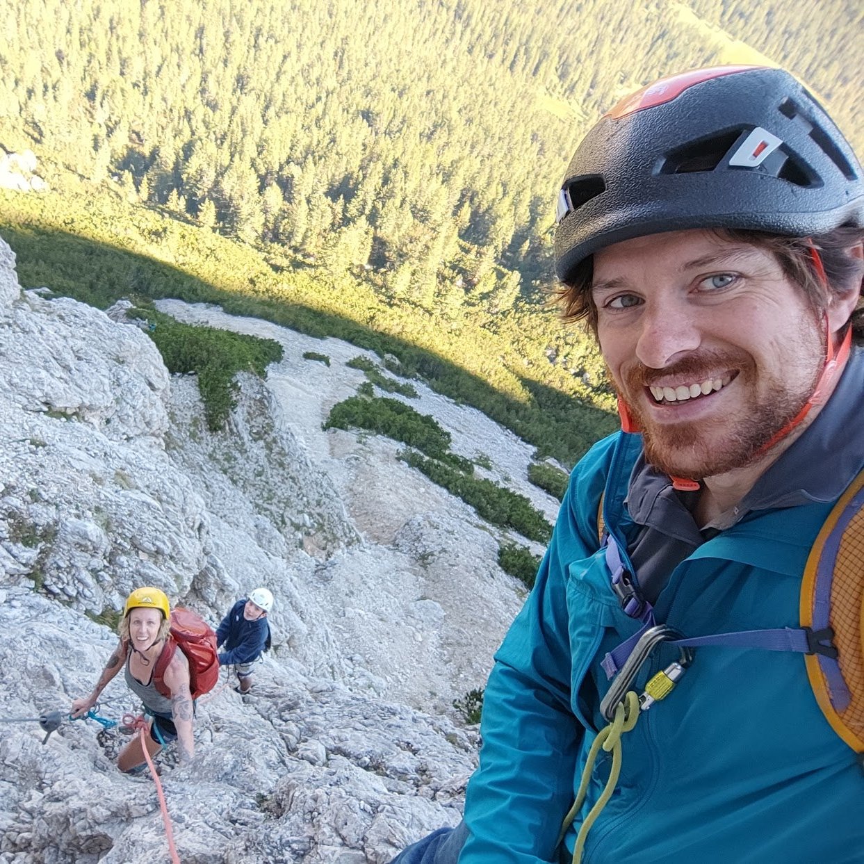 Ferrata Fusetti al Sass de Stria - Cristiano Gregnanin Guida Alpina Certificata Dolomiti
