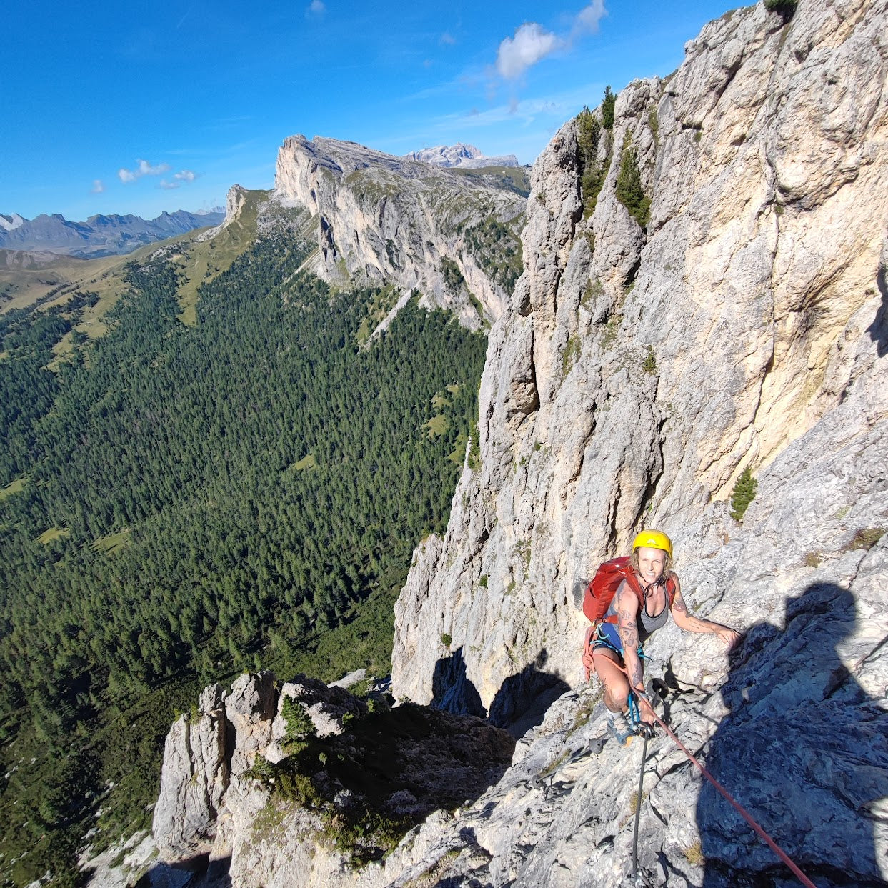 Ferrata Fusetti al Sass de Stria - Cristiano Gregnanin Guida Alpina Certificata Dolomiti