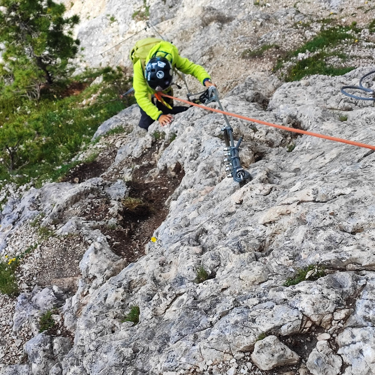 Ferrata Fusetti al Sass de Stria - Cristiano Gregnanin Guida Alpina Certificata Dolomiti