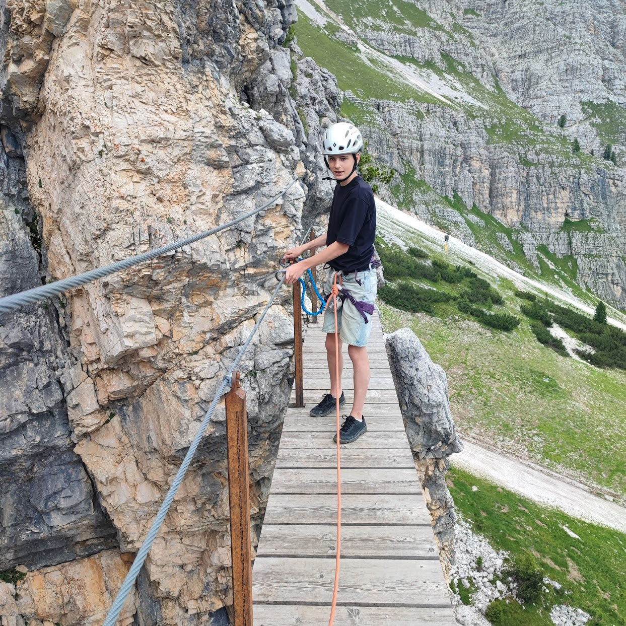Ferrata Ra Pegna e Ra Bujela - Cristiano Gregnanin Guida Alpina Certificata Dolomiti