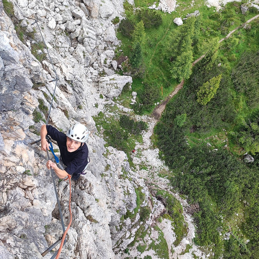 Ferrata Ra Pegna e Ra Bujela - Cristiano Gregnanin Guida Alpina Certificata Dolomiti