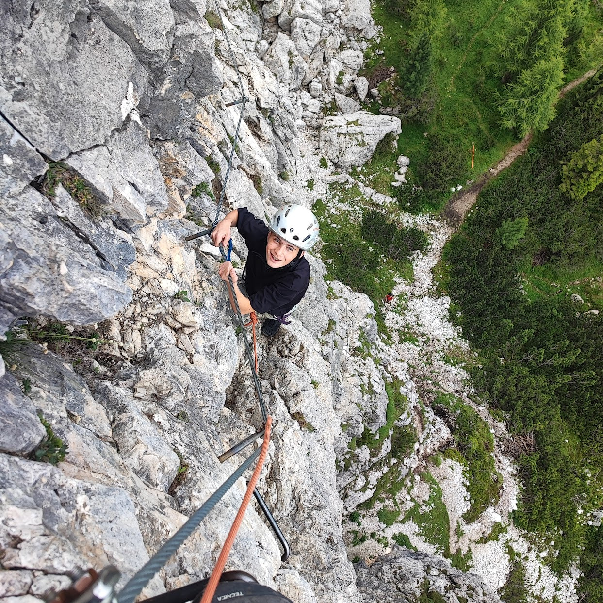 Ferrata Ra Pegna e Ra Bujela - Cristiano Gregnanin Guida Alpina Certificata Dolomiti