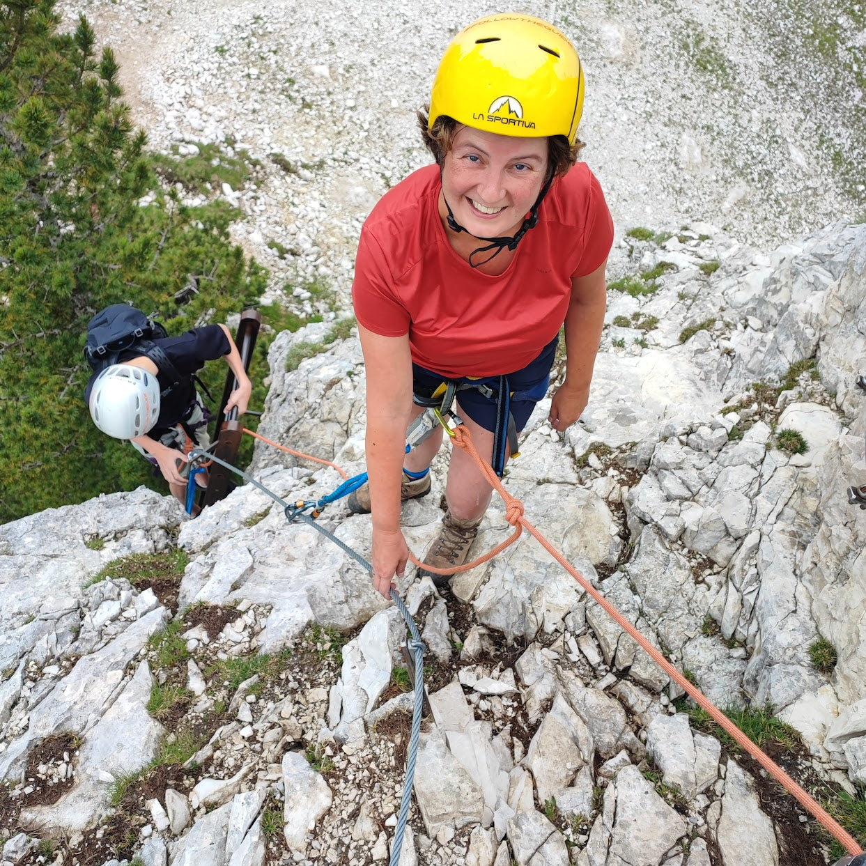 Ferrata Ra Pegna e Ra Bujela - Cristiano Gregnanin Guida Alpina Certificata Dolomiti