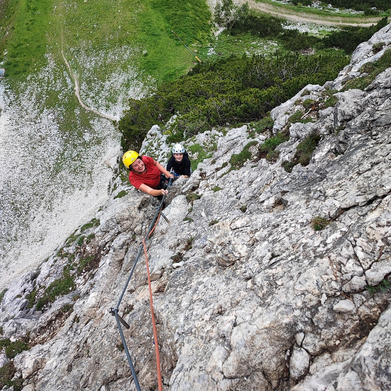 Ferrata Ra Pegna e Ra Bujela - Cristiano Gregnanin Guida Alpina Certificata Dolomiti