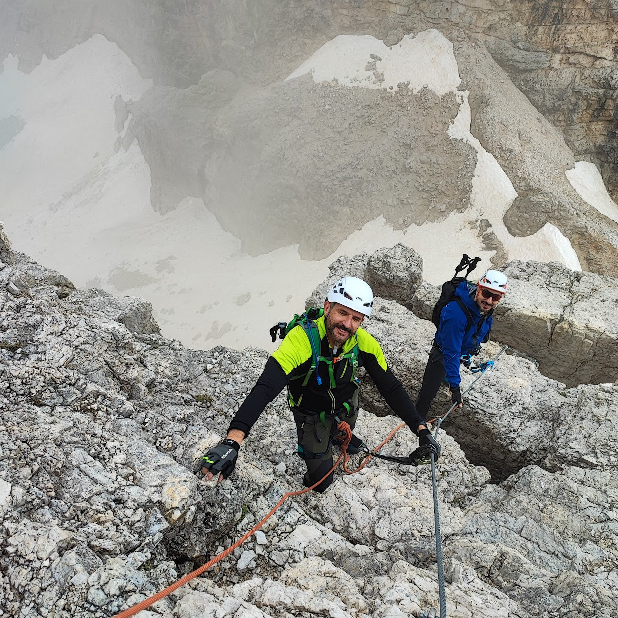 Ferrata Tomaselli a cima Fanes - Cristiano Gregnanin Guida Alpina Certificata Dolomiti