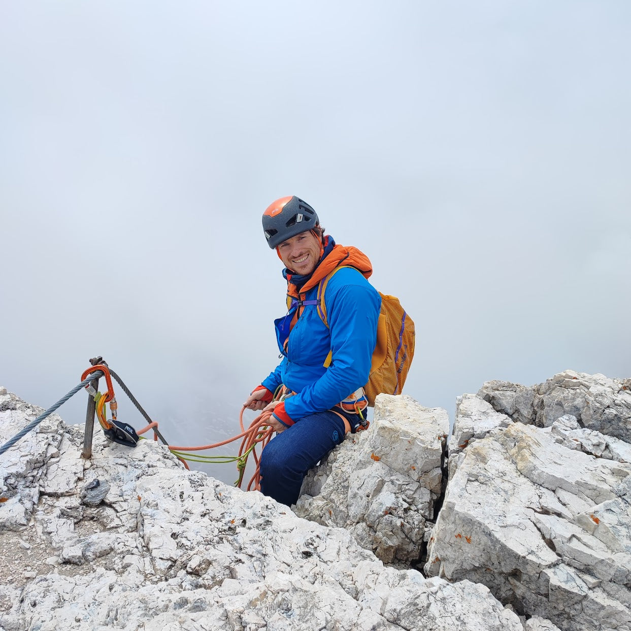 Ferrata Tomaselli a cima Fanes - Cristiano Gregnanin Guida Alpina Certificata Dolomiti
