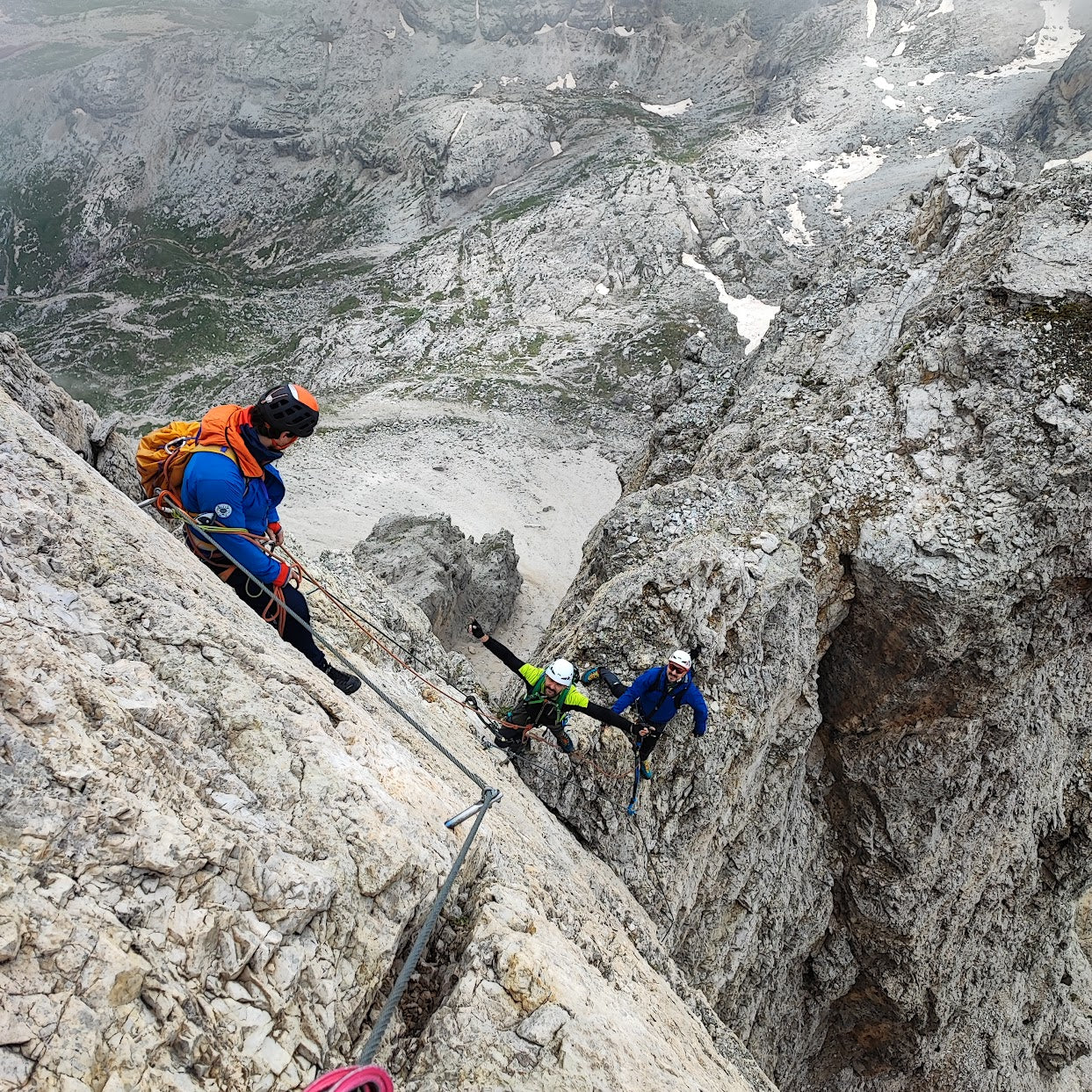 Ferrata Tomaselli a cima Fanes - Cristiano Gregnanin Guida Alpina Certificata Dolomiti