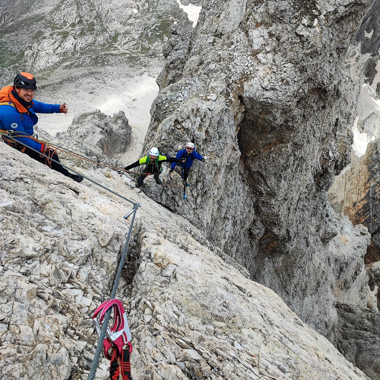Ferrata Tomaselli a cima Fanes - Cristiano Gregnanin Guida Alpina Certificata Dolomiti
