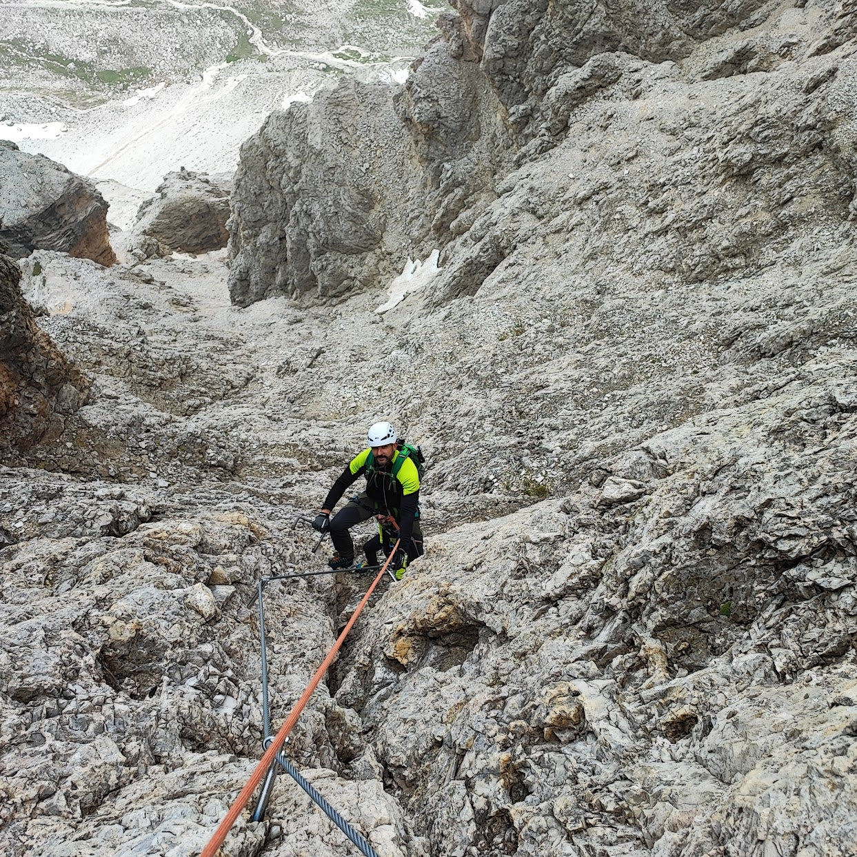 Ferrata Tomaselli a cima Fanes - Cristiano Gregnanin Guida Alpina Certificata Dolomiti