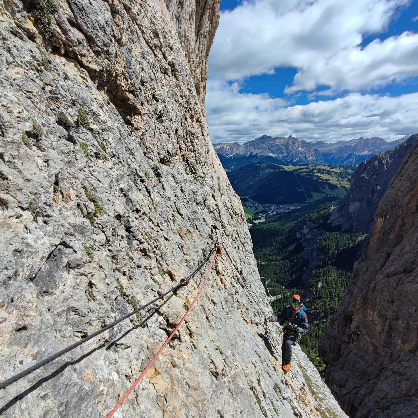 Ferrata tridentina al pisciadù - Cristiano Gregnanin Guida Alpina Certificata Dolomiti