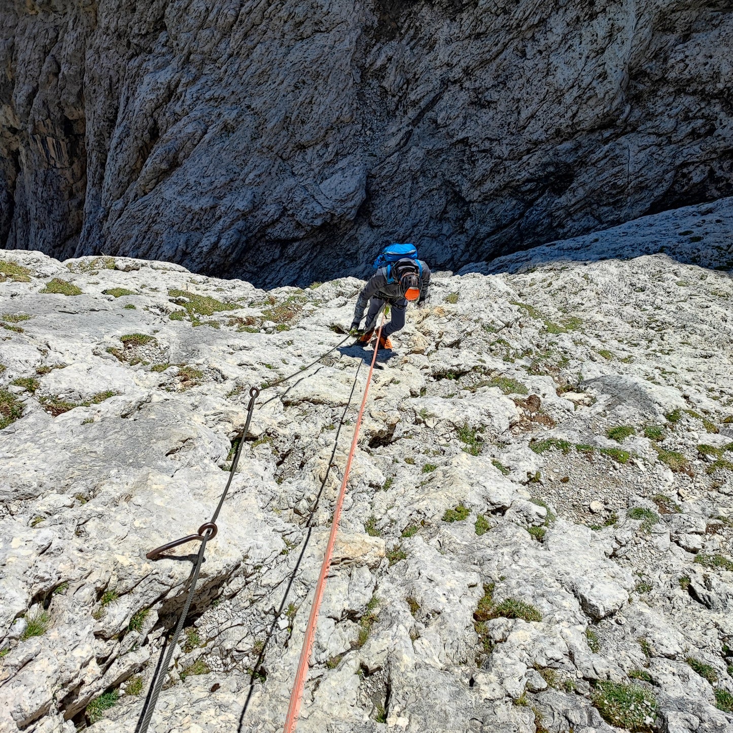 Ferrata tridentina al pisciadù - Cristiano Gregnanin Guida Alpina Certificata Dolomiti