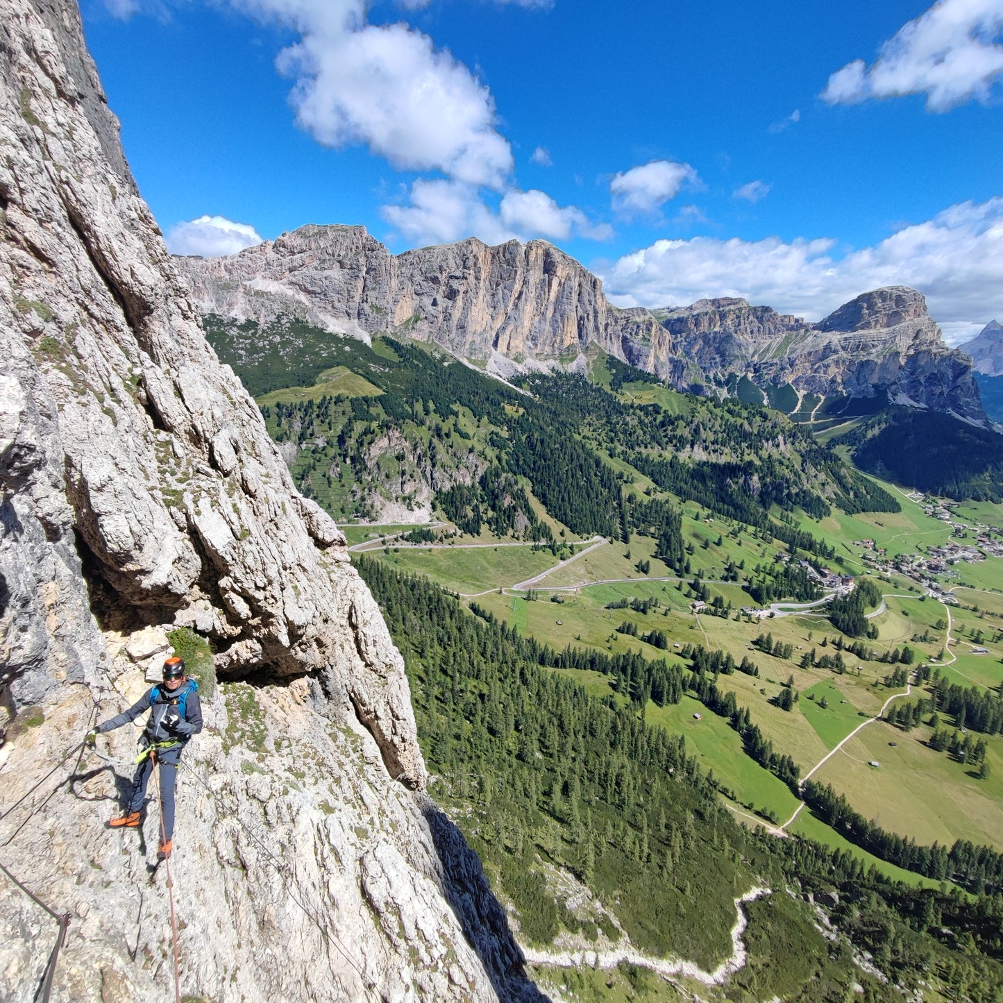 Ferrata tridentina al pisciadù - Cristiano Gregnanin Guida Alpina Certificata Dolomiti