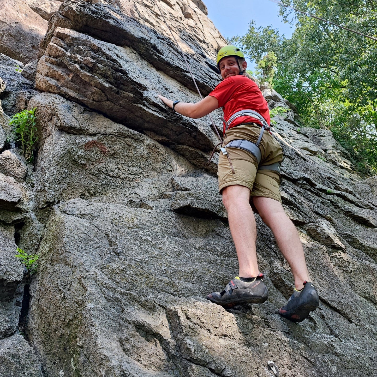 Mezza giornata di scalata multipitch a Rocca pendice - Cristiano Gregnanin Guida Alpina Certificata Dolomiti