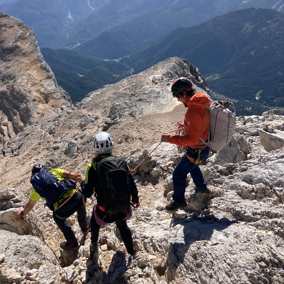 Pelmo - via Normale - Cristiano Gregnanin Guida Alpina Certificata Dolomiti