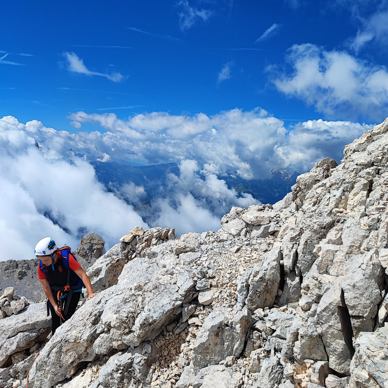 Pelmo - via Normale - Cristiano Gregnanin Guida Alpina Certificata Dolomiti