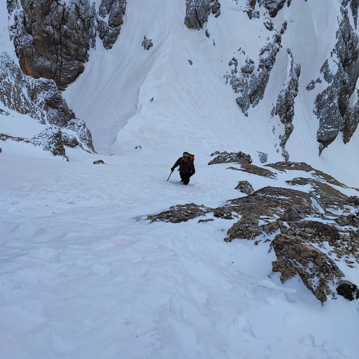 Scialpinismo a Cima Ombrettola - Cristiano Gregnanin Guida Alpina Certificata Dolomiti