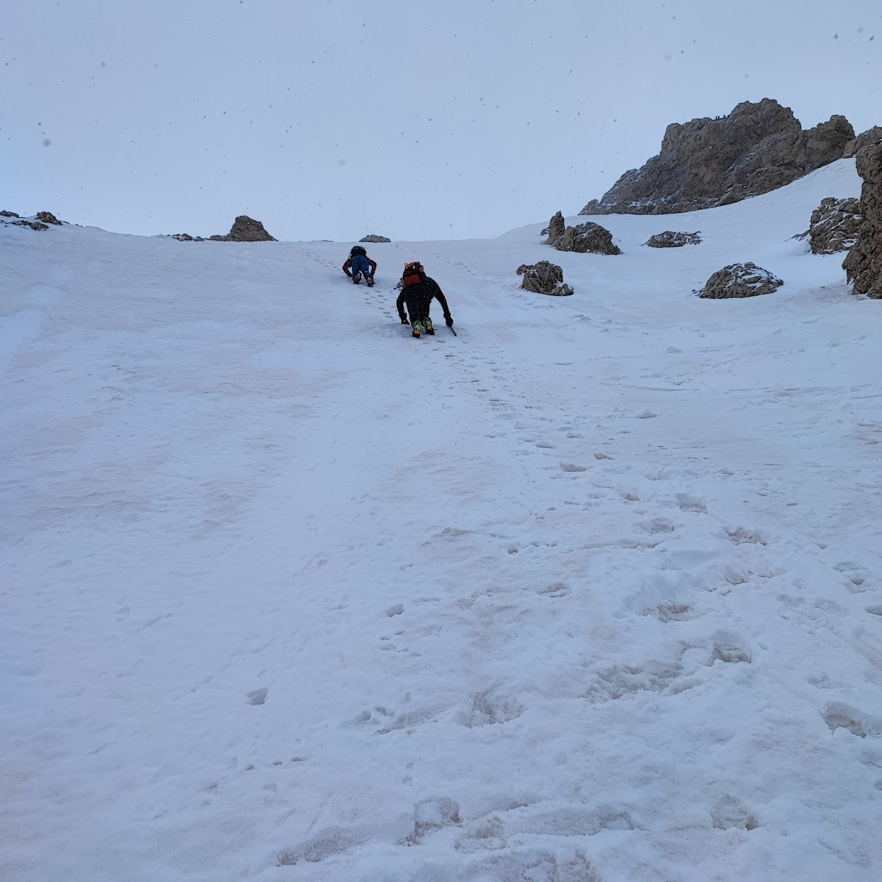 Scialpinismo a Cima Ombrettola - Cristiano Gregnanin Guida Alpina Certificata Dolomiti