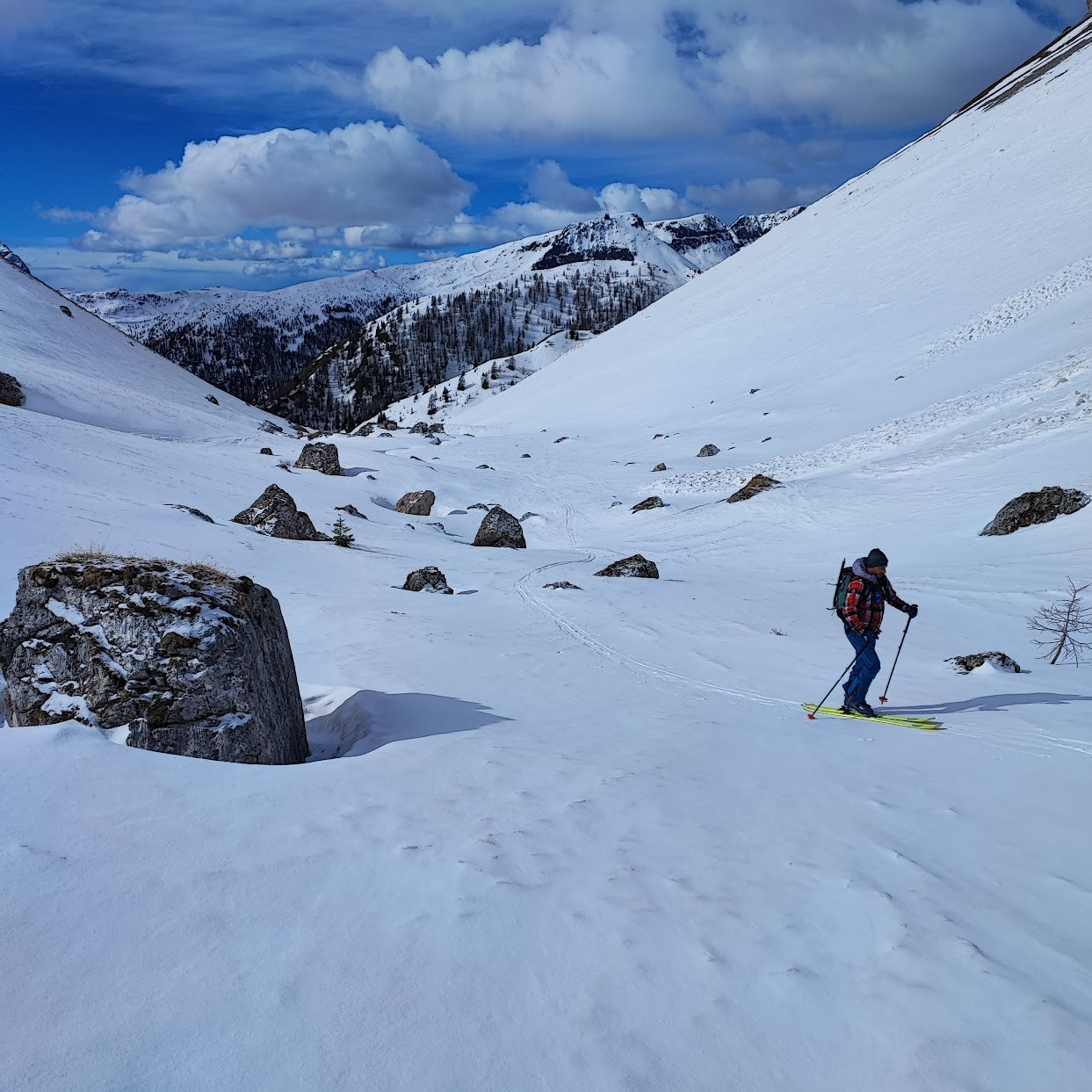Scialpinismo a Cima Ombrettola - Cristiano Gregnanin Guida Alpina Certificata Dolomiti