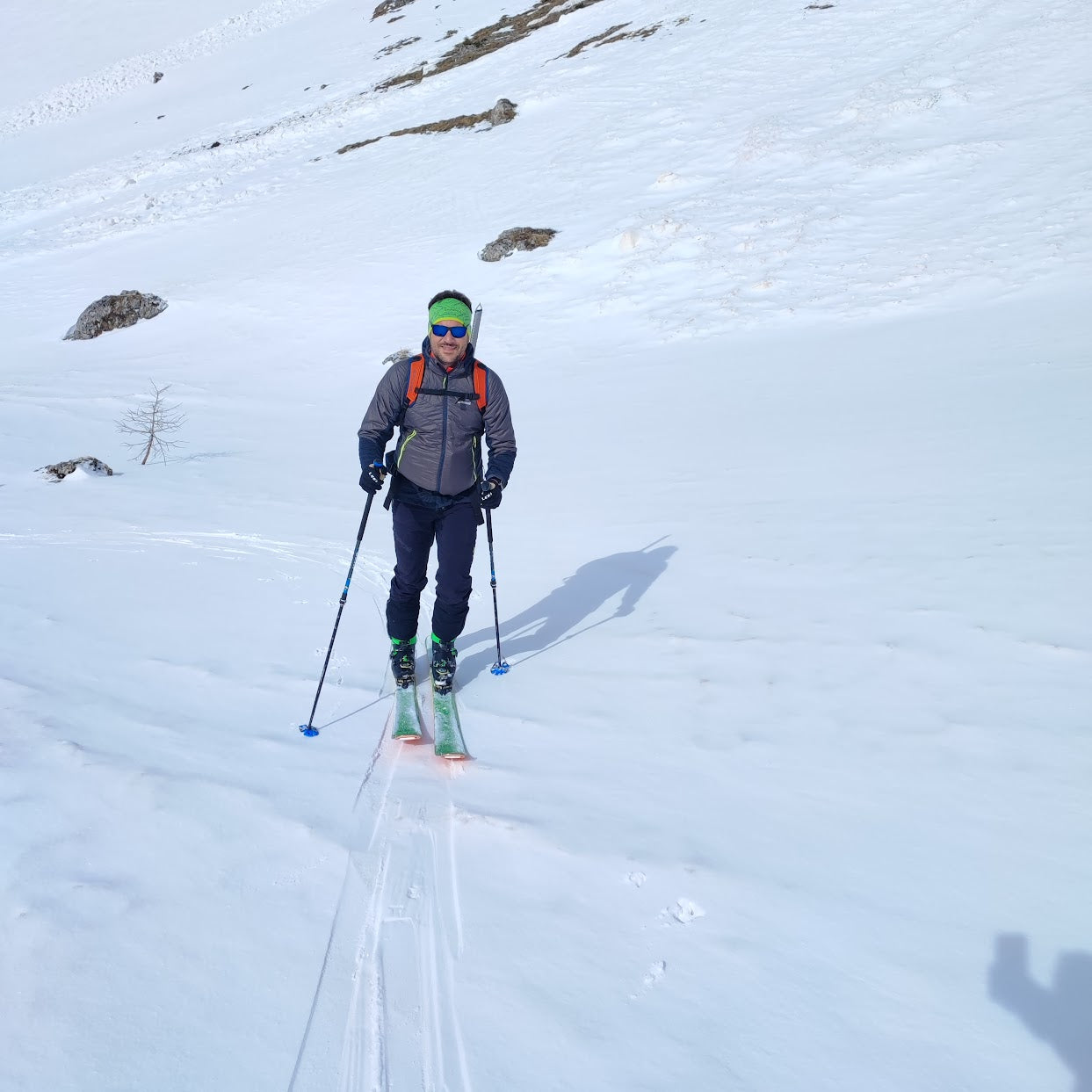 Scialpinismo a Cima Ombrettola - Cristiano Gregnanin Guida Alpina Certificata Dolomiti