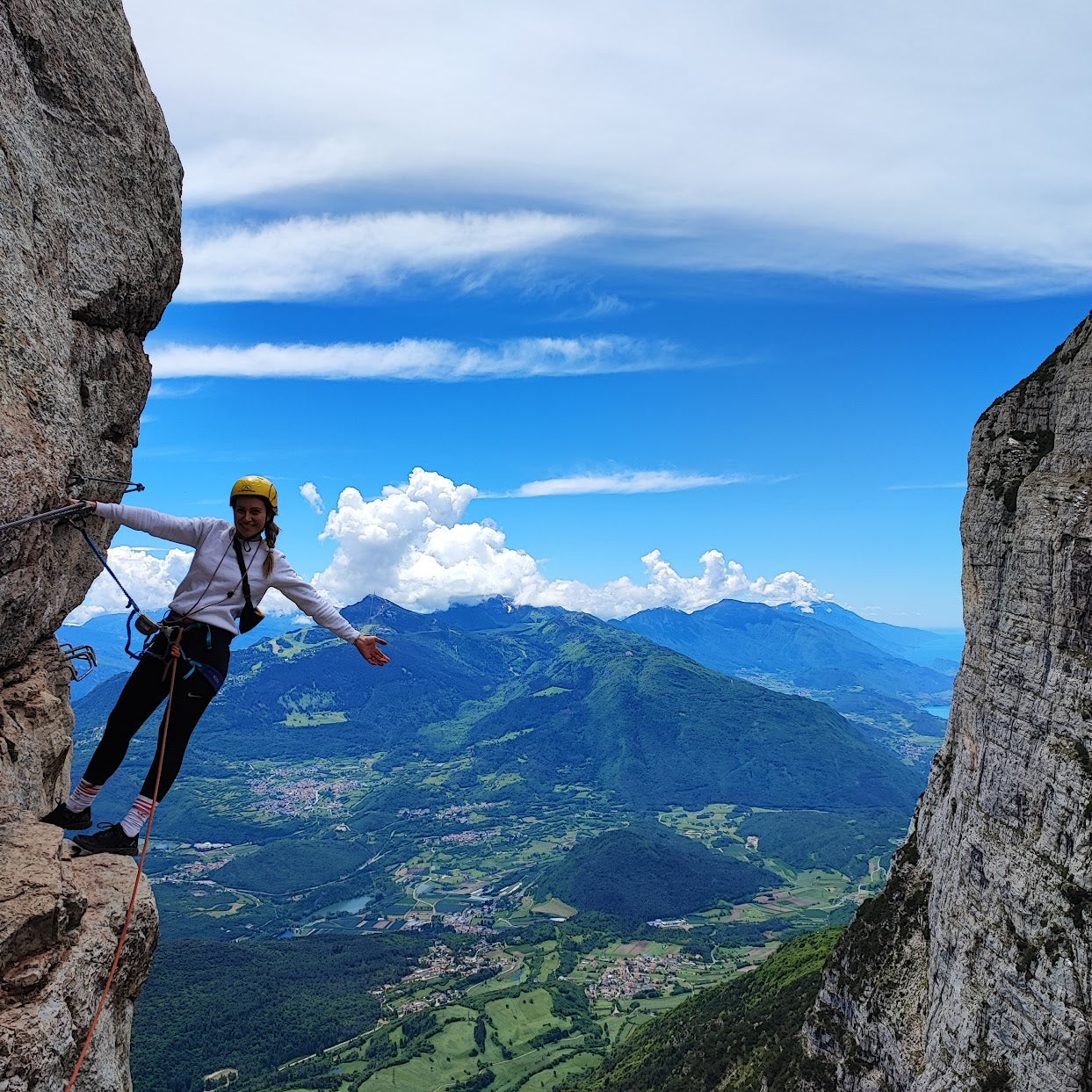 Ferrata delle Aquile alla Paganella - Cristiano Gregnanin Guida Alpina Certificata Dolomiti