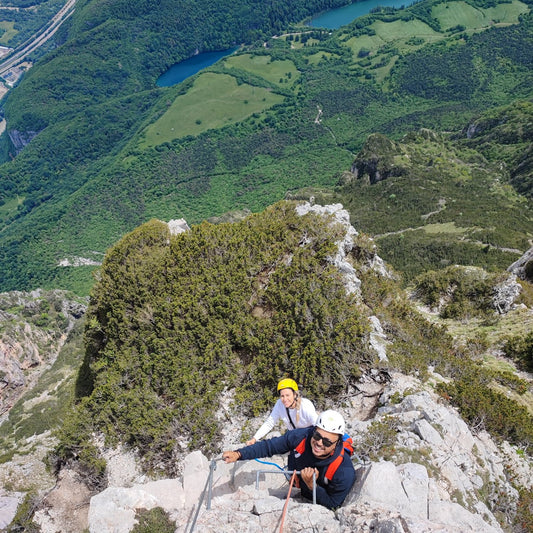 Ferrata delle Aquile alla Paganella - Cristiano Gregnanin Guida Alpina Certificata Dolomiti
