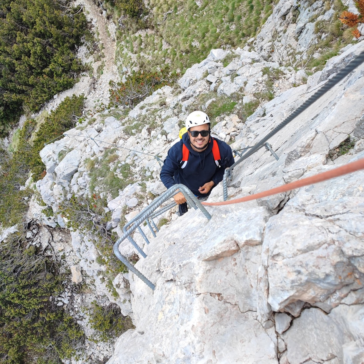 Ferrata delle Aquile alla Paganella - Cristiano Gregnanin Guida Alpina Certificata Dolomiti