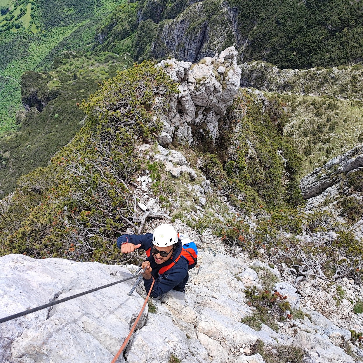 Ferrata delle Aquile alla Paganella - Cristiano Gregnanin Guida Alpina Certificata Dolomiti