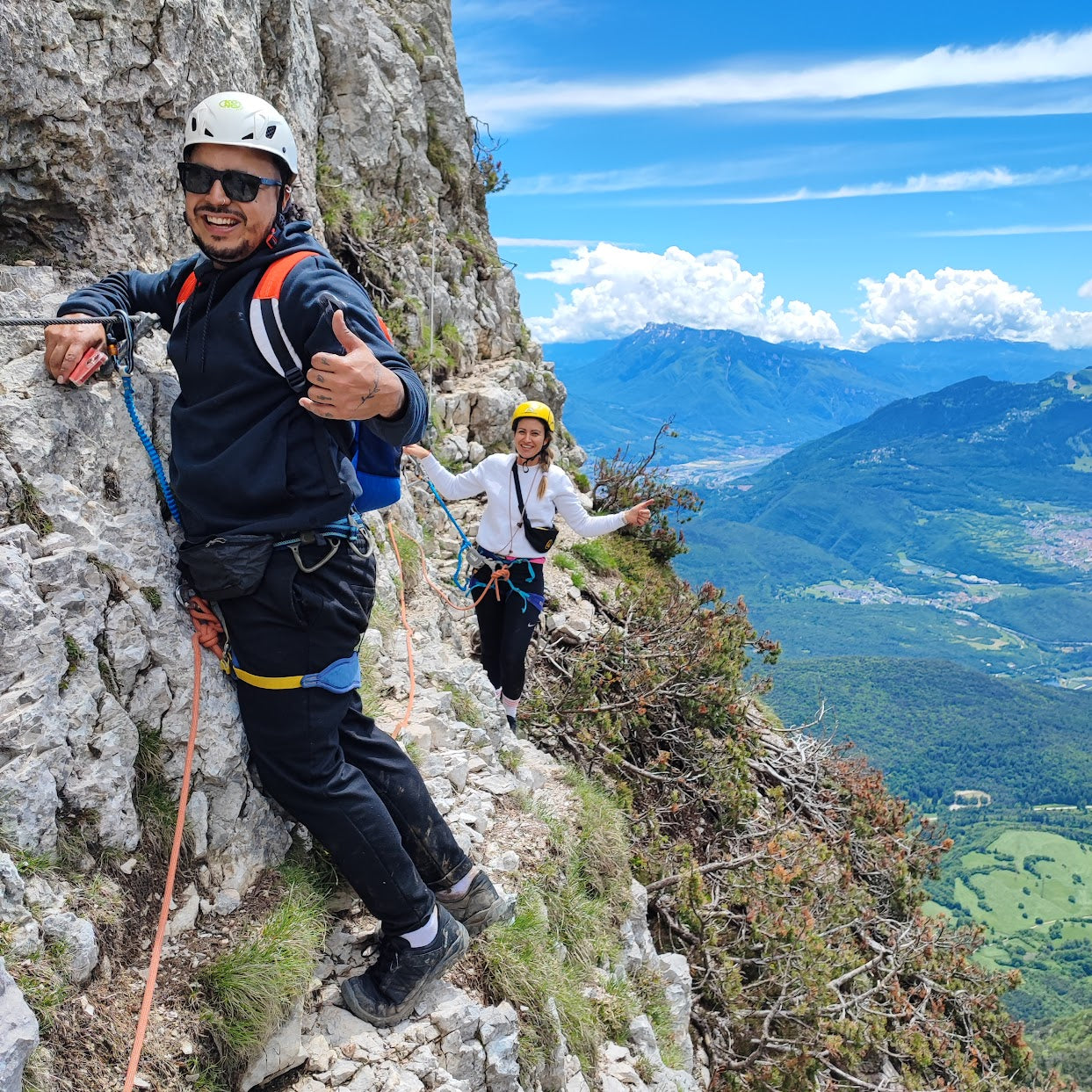Ferrata delle Aquile alla Paganella - Cristiano Gregnanin Guida Alpina Certificata Dolomiti