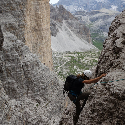 Arrampicata - Cima Grande di Lavaredo - Via Normale - Cristiano Gregnanin Guida Alpina Certificata Dolomiti