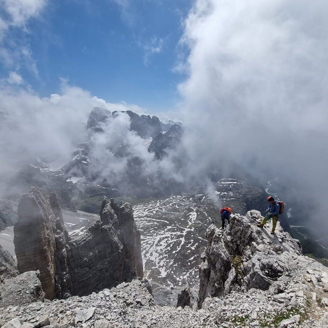 Arrampicata - Cima Grande di Lavaredo - Via Normale - Cristiano Gregnanin Guida Alpina Certificata Dolomiti