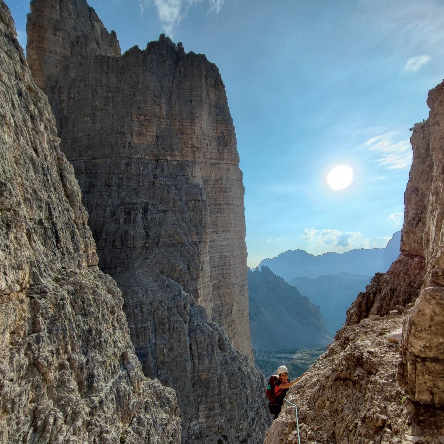 Arrampicata - Cima Grande di Lavaredo - Via Normale - Cristiano Gregnanin Guida Alpina Certificata Dolomiti