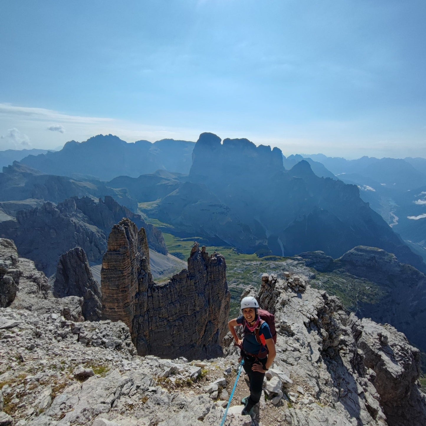 Arrampicata - Cima Grande di Lavaredo - Via Normale - Cristiano Gregnanin Guida Alpina Certificata Dolomiti