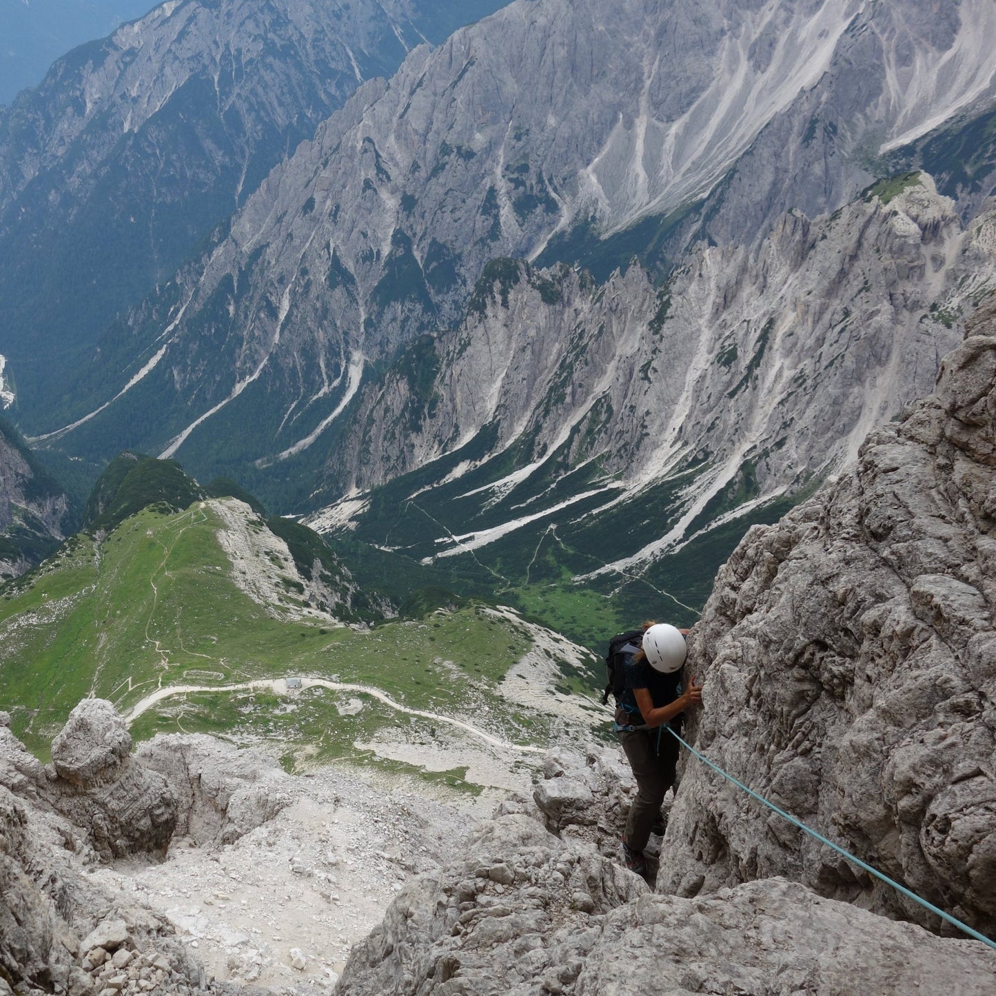 Arrampicata - Cima Grande di Lavaredo - Via Normale - Cristiano Gregnanin Guida Alpina Certificata Dolomiti